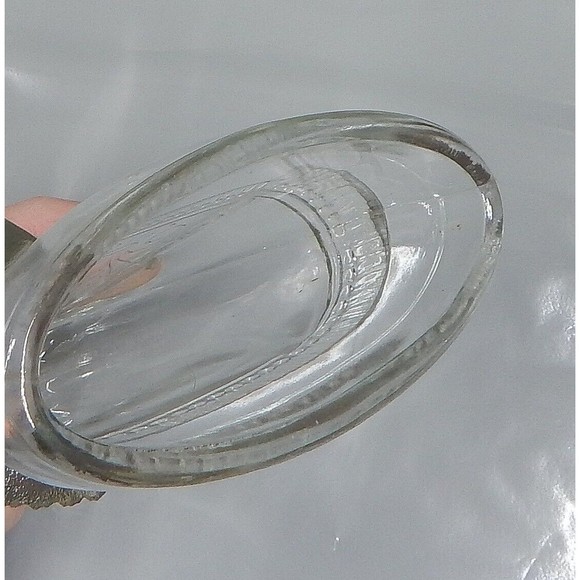 Mother and Child Clear Glass Figurine Candy Container - Picture 6 of 11